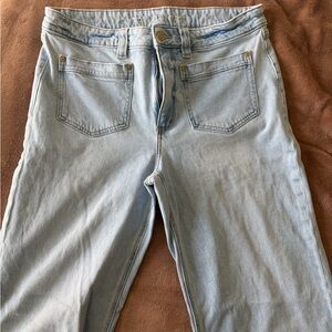 American Eagle Outfitters Light Wash Flare Leg Jeans